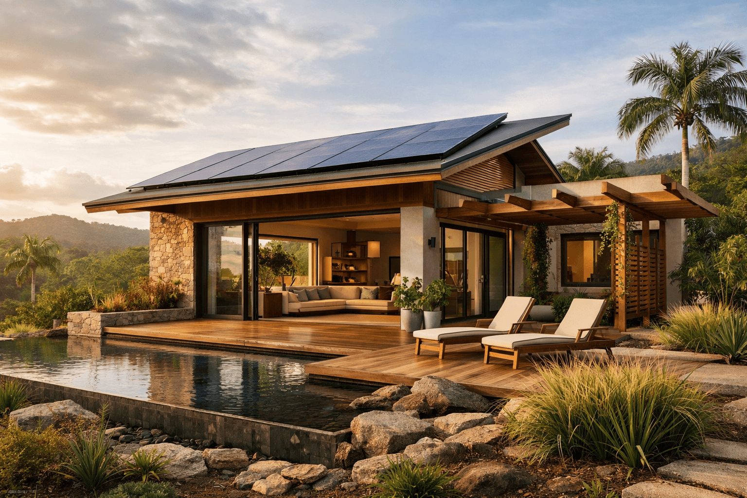 Imagem de destaque: Arquitetura Bioclimática Residencial: Guia Prático Para Casas Mais Frescas e Econômicas