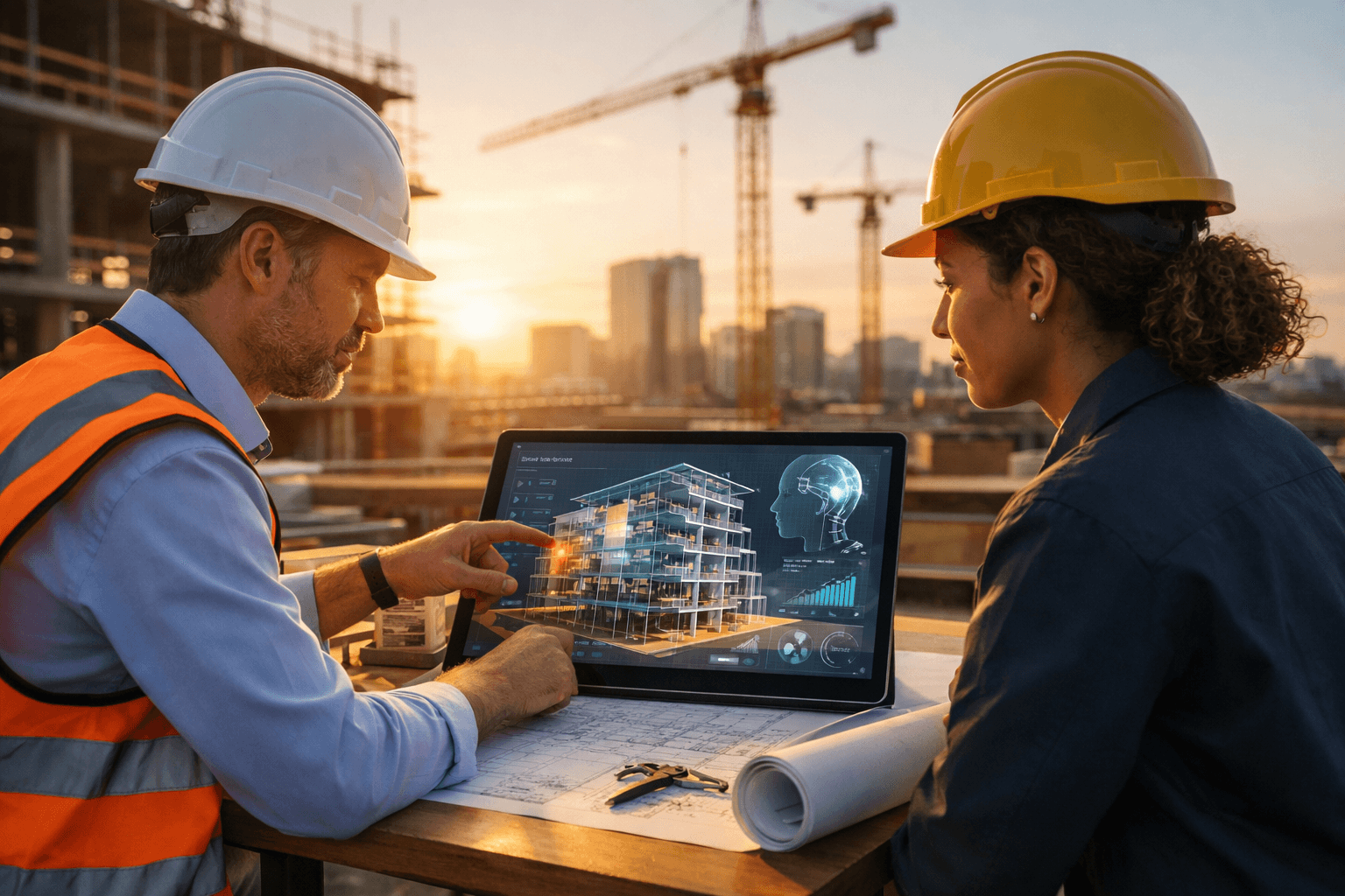 Imagem de destaque: BIM construção civil Brasil: como a integração com IA está revolucionando obras