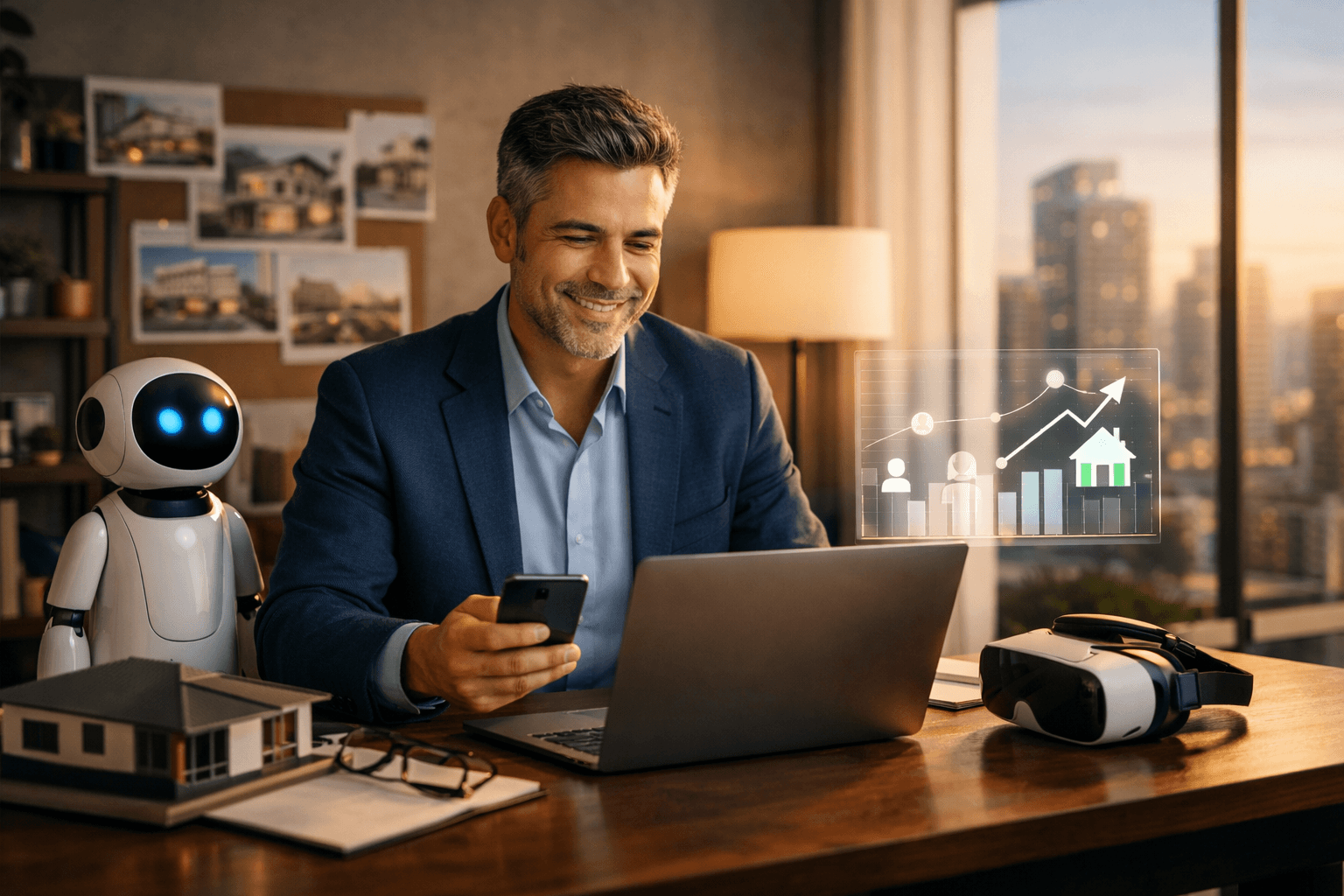 Imagem de destaque: Inteligência artificial para corretor de imóveis: guia prático das ferramentas que já transformam a rotina